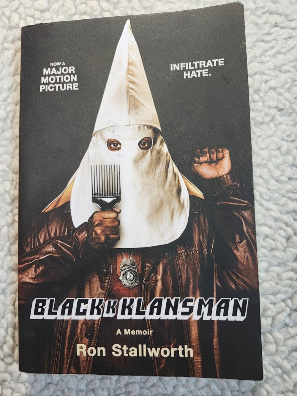 Black Klansman Ron Stallworth Paperback Flatiron Books 2018 Memoir Undercover